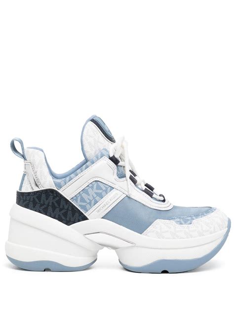 michael kors olympia sneakers white|Michael Kors olympia sneakers blue.